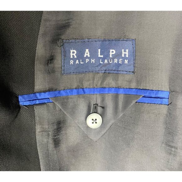 Ralph‎ Ralph Lauren Wool Blazer Jacket Mens 47R Black Woolmark Career - Picture 3 of 16